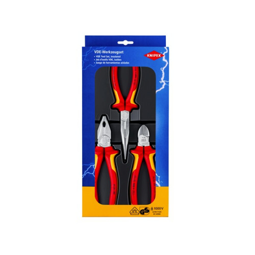 Sada klieští ELEKTRO 3-dielna KNIPEX