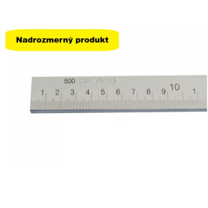 Pravítko oceľové hrubé ČSN 251113 - 3000x40x8mm