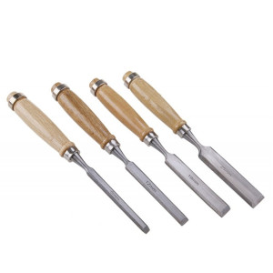 Sada dlát 8,12,19,25mm z bukového dreva