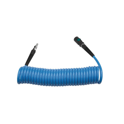 Špirálová PU hadica AIRCRAFT 7,5m Ø8/12mm 8bar s rýchlospojkou