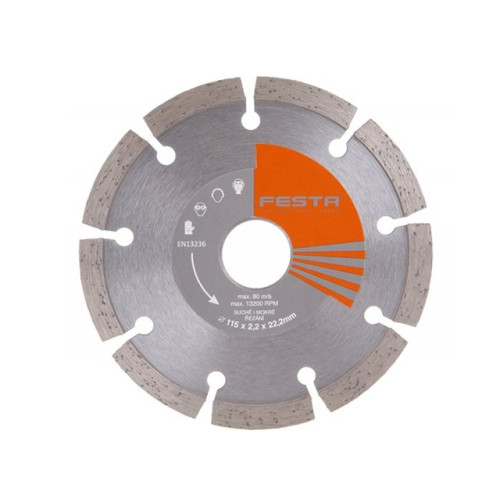 Kotúč diamantový segmentový FESTA - 115x2,2x22,2mm Kotúč diamantový segmentový FESTA - 115x2,2x22,2mm