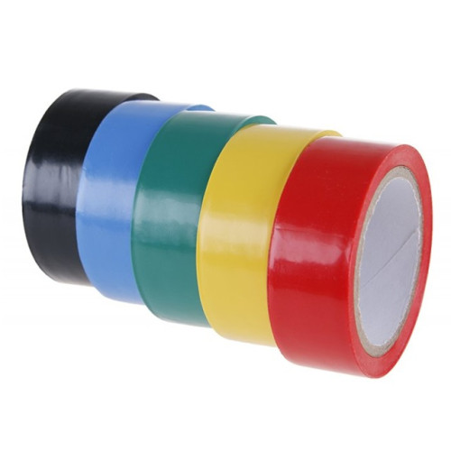 Páska izolačná farebná sada 5ks 5m x 19mm