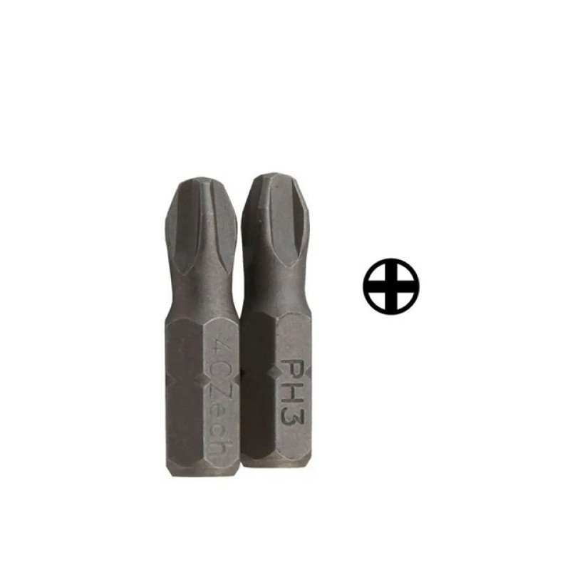 Bity 4CZECH 1/4" x 25mm PH 50ks BALENIE