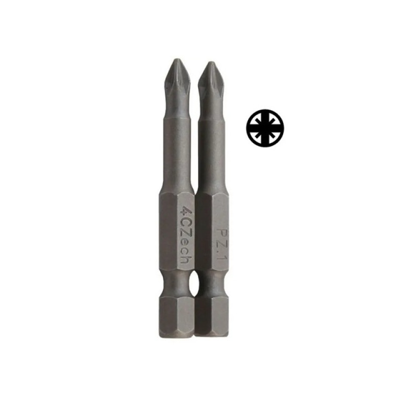 Bity 4CZECH 1/4" x 50mm PZ 50ks BALENIE