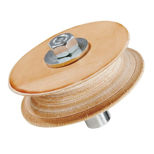 Kožený obťahovací kotúč 100mm profil