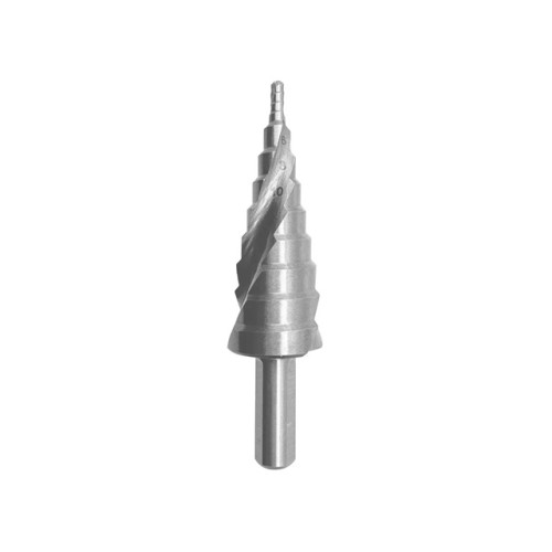 Vrták stupňovitý 4-20mm HSS - 9stupňov 4Czech špirálová drážka Vrták stupňovitý 4-20mm HSS - 9stupňov 4Czech špirálová drážka