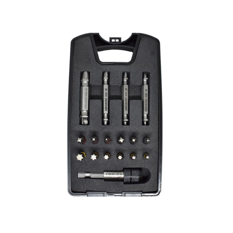 Sady na vyťahovanie poškodených skrutiek, vrutov