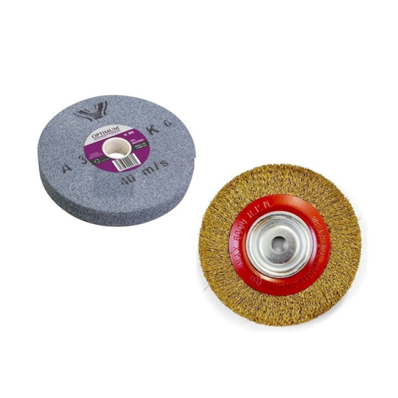 Brúsne a drôtené kotúče pre kombinované brúsky