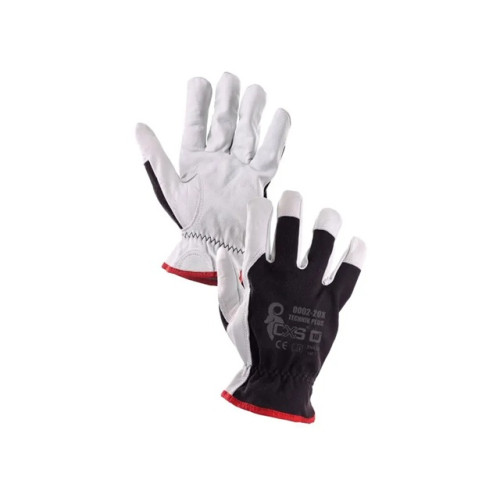 Rukavice čierno-biele TECHNIK PLUS č.9 Rukavice čierno-biele TECHNIK PLUS č.9